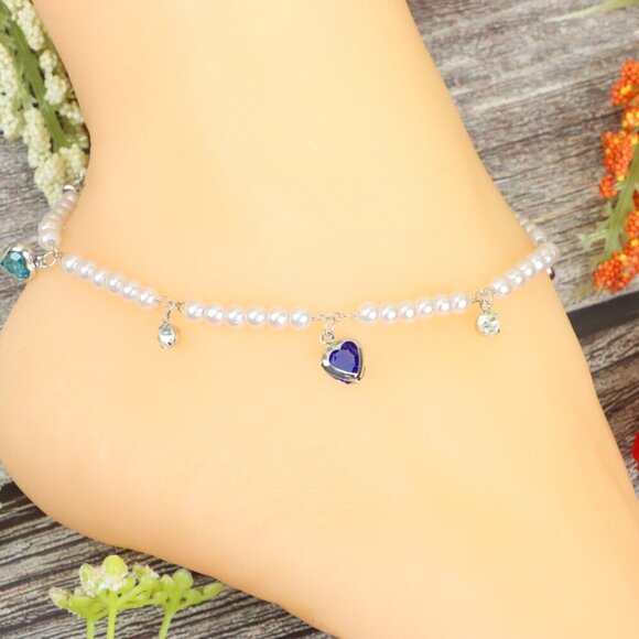 "Elegant Handmade Anklet – Delicate Jewelry for Women, MAR091430 - Picture 4 of 10